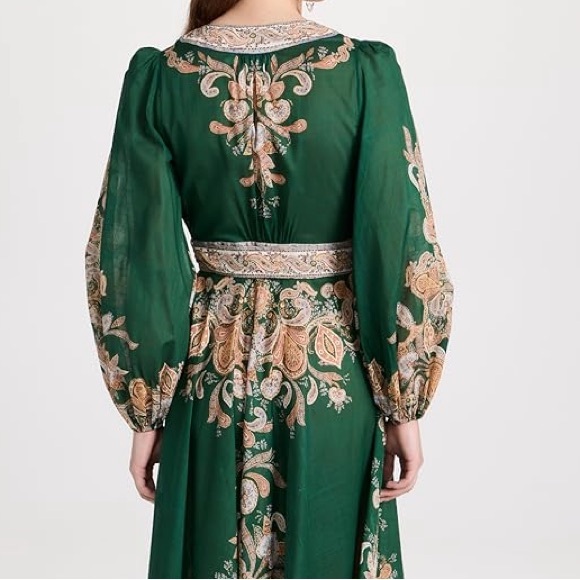 ZIMMERMANN
Devi printed cotton wrap dress - US 12 - Picture 2 of 15